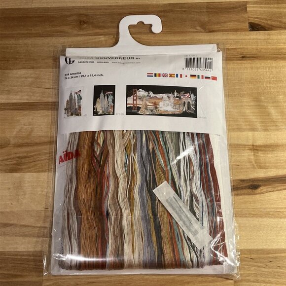 Thea Gouverneur America 544 Counted Cross Stitch Kit Landmark 29.1 x 13.4" NEW - Picture 5 of 7